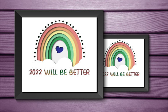 3D Boho Shadow Boxes: 2022 SVG for Web