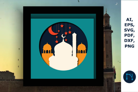 3D SVG Shadow Boxes: Eid Mubarak Review