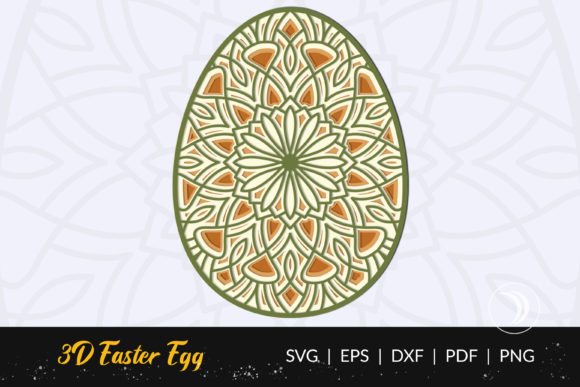 3D SVG Shapes: Easter Egg Mandala Vol 5 Review