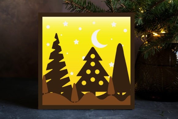 Christmas Tree 3D Shadow Box SVG Review