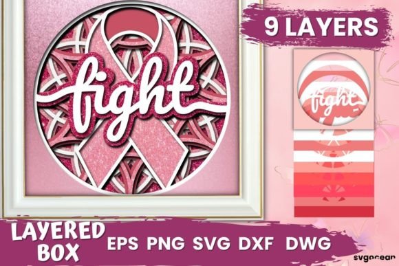 Fight Shadow Box Cut Files: 3D SVG Review