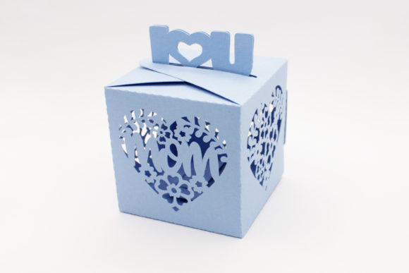 I Love You Mom Box: 3D SVG Shapes for Branding