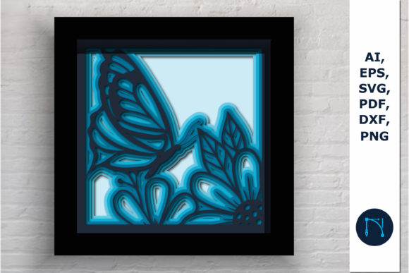 Review: 3D Butterfly with Flower SVG Shadow Box Design