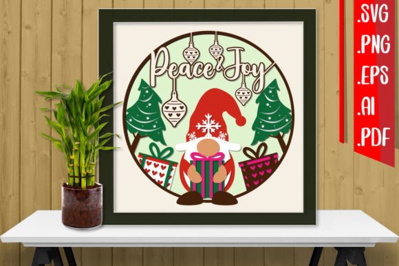 Review: 3D SVG Christmas Layered Papercut 13
