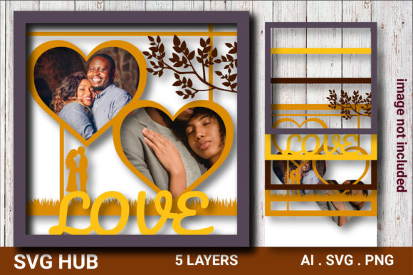 Review: Paper Cut Valentine's Day Photo Lightbox Design