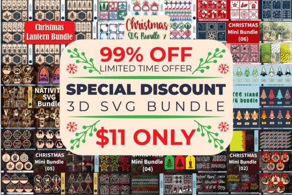Reviewing the Huge Christmas Paper Cut Bundle 3D SVG
