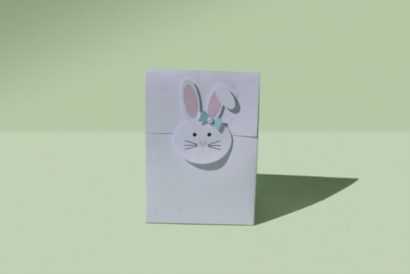 Treat Box - Bunny Head: 3D SVG Gift Boxes for Blogs