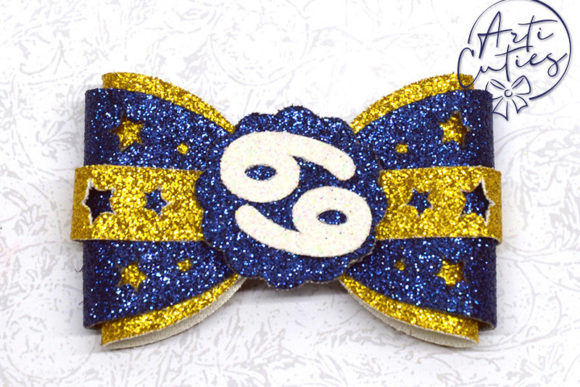 Zodiac Cancer Bow Template: 3D SVG Shapes Review
